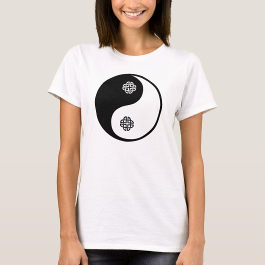 Ying Yang Celtic Knotwork T-shirt (Voorkant)