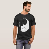 Ying Yang Chats Chat T-Shirt Tee 1 (Devant entier)