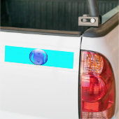 Ying-Yang Dolfijn Bumpersticker (Op Truck)