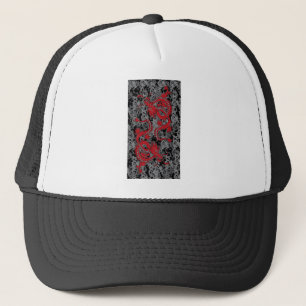 Ying Yang Dragon oin Red - Chinees nieuwjaar Trucker Pet