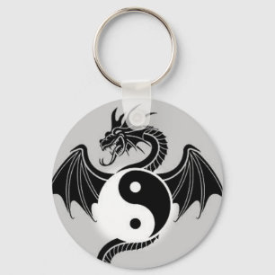 Ying-Yang Dragon Sleutelhanger