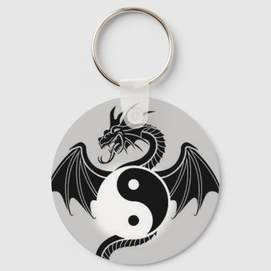 Ying-Yang Dragon Sleutelhanger (Voorkant)