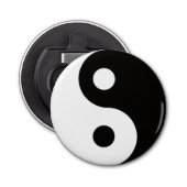 Ying Yang dualiteiten Button Flesopener (Voorkant)