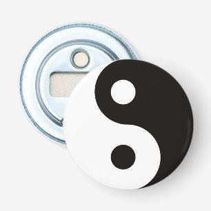 Ying Yang dualiteiten Button Flesopener