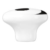 Ying Yang dualiteiten Keramische Knop (Zijkant)