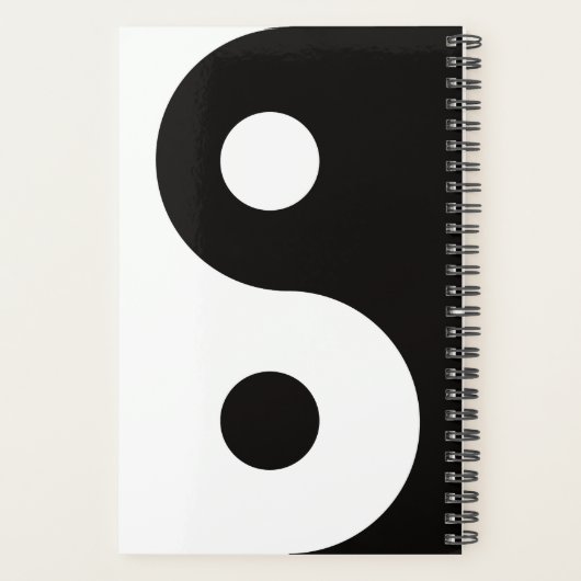 Ying Yang dualiteiten Planner (Achterkant)