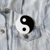Ying Yang dualiteiten Ronde Button 7,6 Cm (In situ)