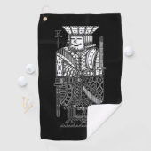 Ying Yang King Golfhanddoek (Insitu)