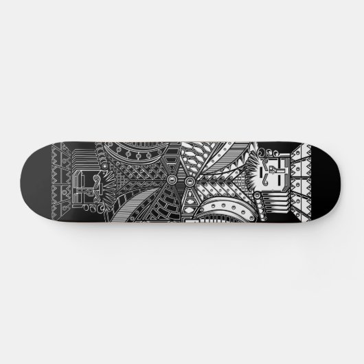 Ying Yang King Skateboard (Horizontaal)