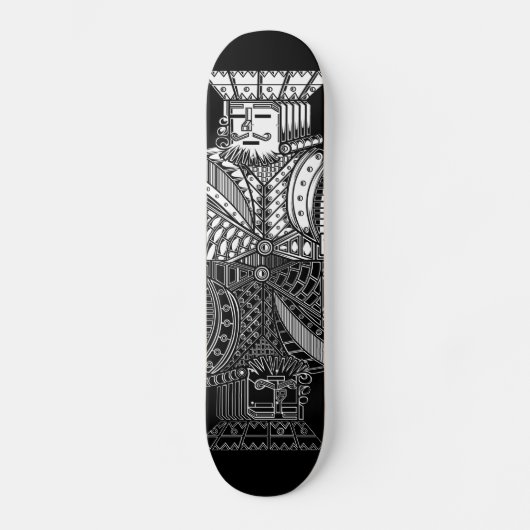 Ying Yang King Skateboard (Voorkant)