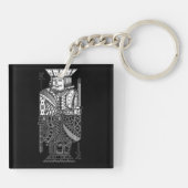 Ying Yang King Sleutelhanger (Achterkant)