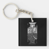 Ying Yang King Sleutelhanger (voorkant)