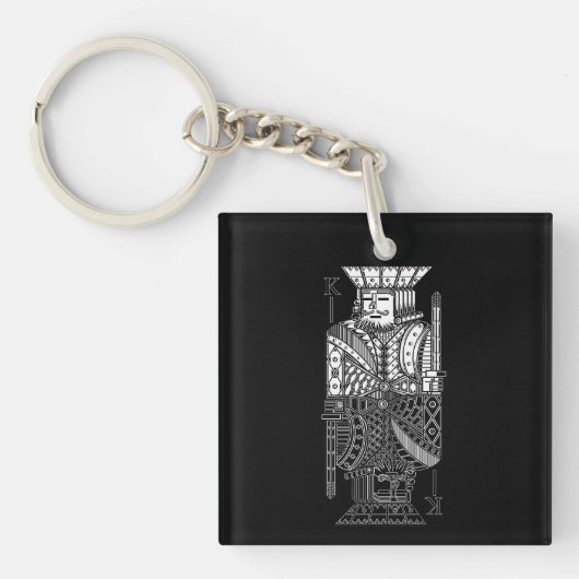 Ying Yang King Sleutelhanger (voorkant)