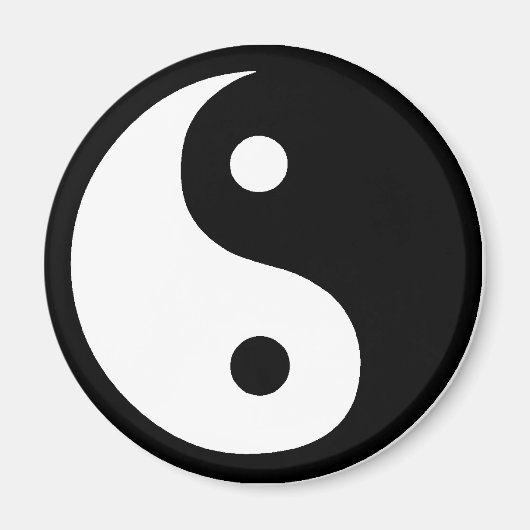 ying yang magneet (Voorkant)
