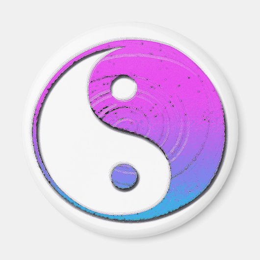 Ying Yang Magnet Magneet (Voorkant)