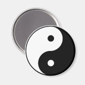 YING-YANG magnet (rond) Magneet (Voorkant / Achterkant)