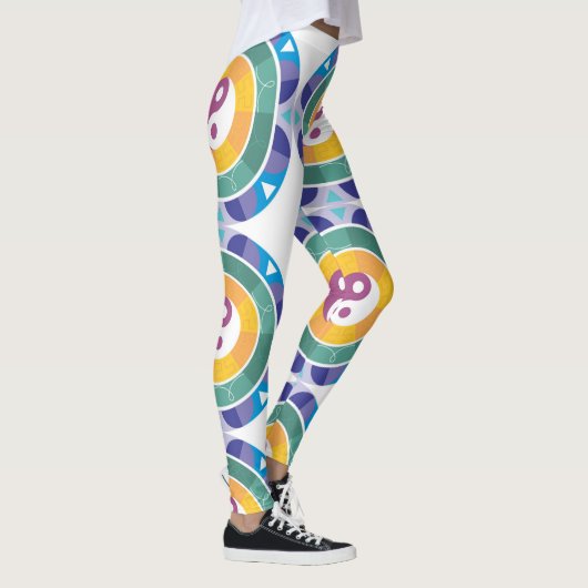 Ying Yang Mandala Leggings (Rechts)
