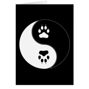 Ying Yang Paw Print
