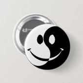 Ying/Yang Ronde Button 5,7 Cm (Voorkant /achterkant)