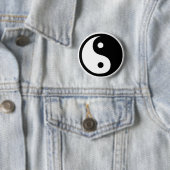 Ying Yang Ronde Button 5,7 Cm (In situ)
