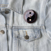 Ying Yang Ronde Button 5,7 Cm (In situ)