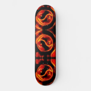 Ying Yang Symbol Skateboard