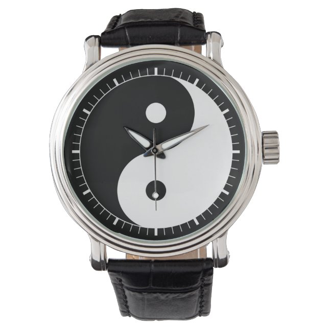 Ying Yang-symbool Horloge (Voorkant)