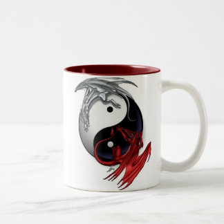 Ying Yang Tweekleurige Koffiemok