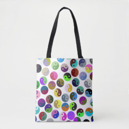 Ying Yang Yoga Fitness Canvas tas