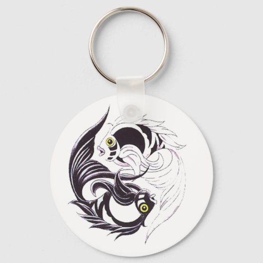 YingYang Koi Sleutelhanger (Voorkant)