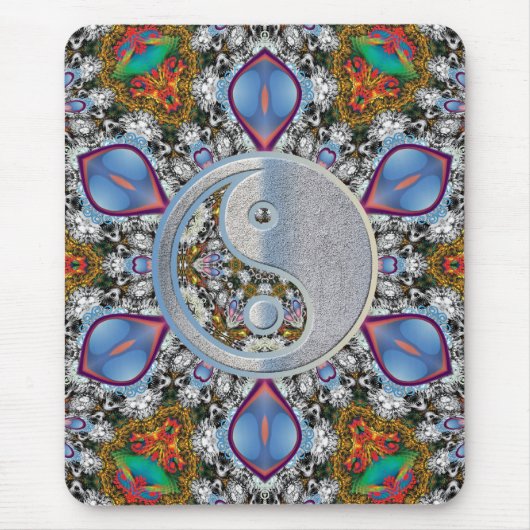 YingYang Lily Star Mousepad Muismat (Voorkant)