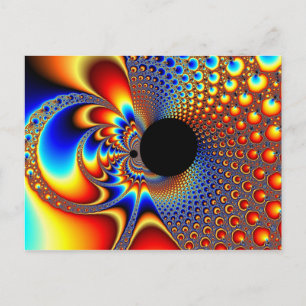 YinYang BigBang - Fractal Briefkaart