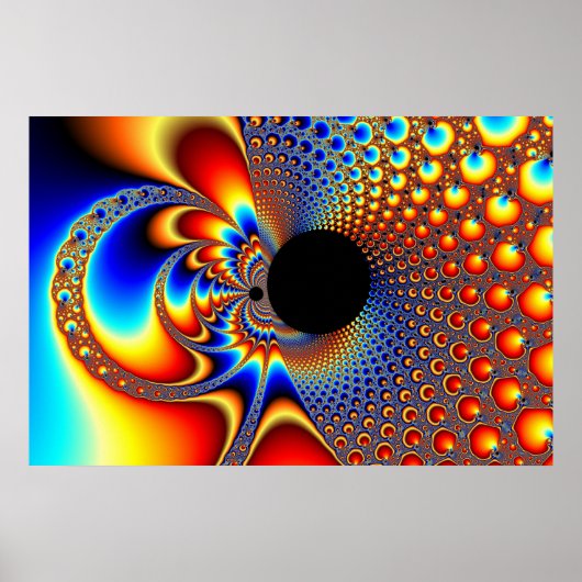 YinYang BigBang - Fractal Poster (Voorkant)