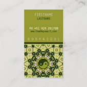 YINYANG Carte de visite vert (Devant)