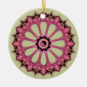 YinYang Feng Shui Lace Round Ornament