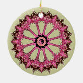 YinYang Feng Shui Lace Round Ornament (Achterkant)