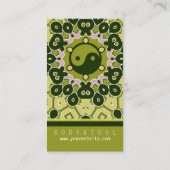 YINYANG green Visitekaartje (Achterkant)