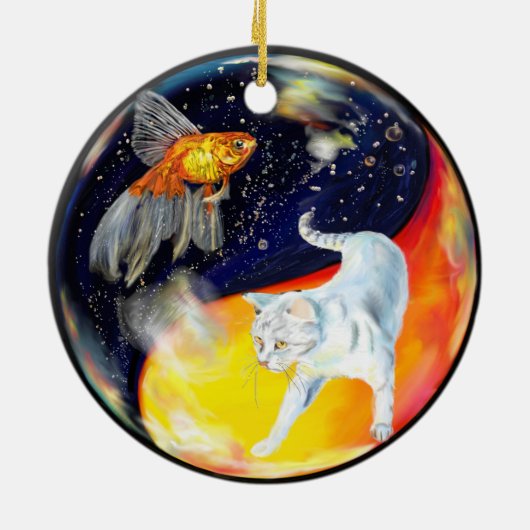 Yinyang Keramisch Ornament (Achterkant)