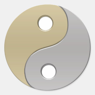 yinyang ronde sticker