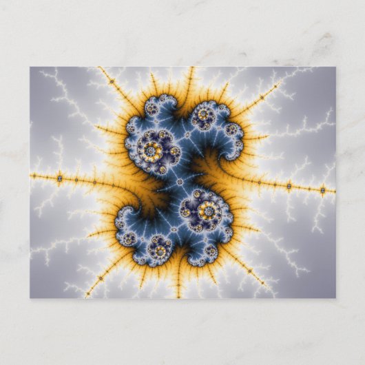 Yinyang Twister - Fractal Briefkaart (Voorkant)