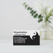 Yinyang Visitekaartje (Staand voorkant)