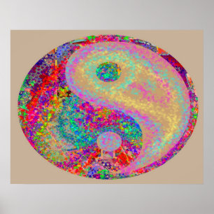 YinYang Yin Yang Healing Master's Symbolen Poster