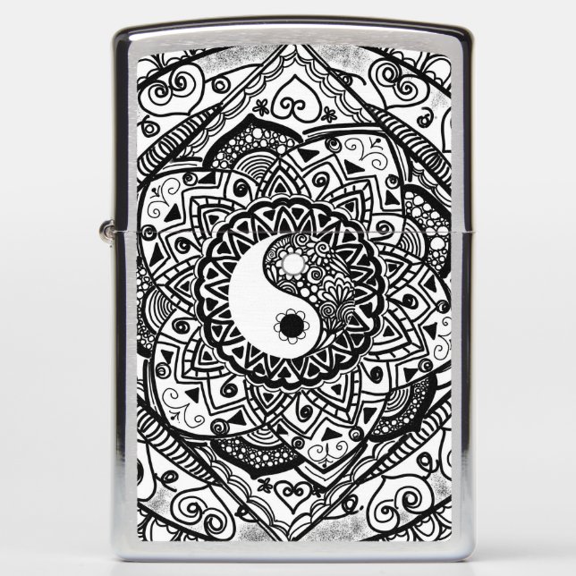 YinYang Zippo Lighter (Voorkant)