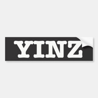 Yinz - bumpersticker