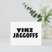 Yinz Jaggoffs Briefkaart (Staand voorkant)