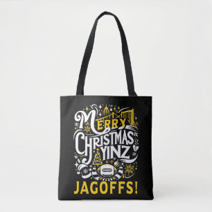 Yinz Jagoff Christmas Pittsburgh Gift Draagtas