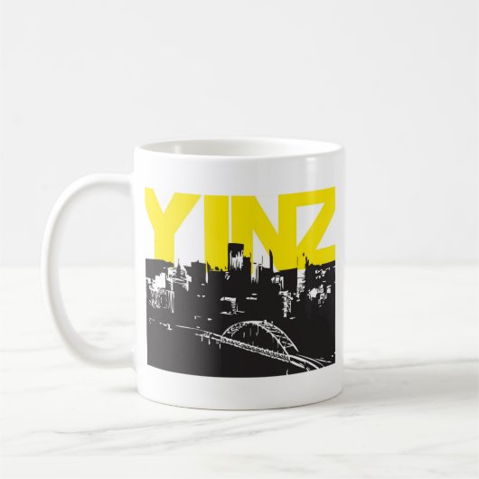 Yinz Pittsburgh Koffiemok (Links)