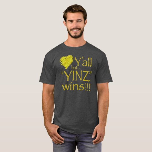 YINZ WINS T-SHIRT (Voorkant volledig)