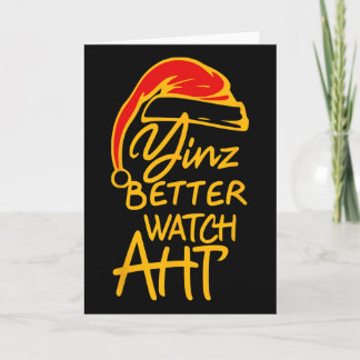 Yinzer Kerstmis Pittsburgh Sinterklaas Yinz Let Op Kaart