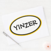 Yinzer Ovale Sticker (Envelop)